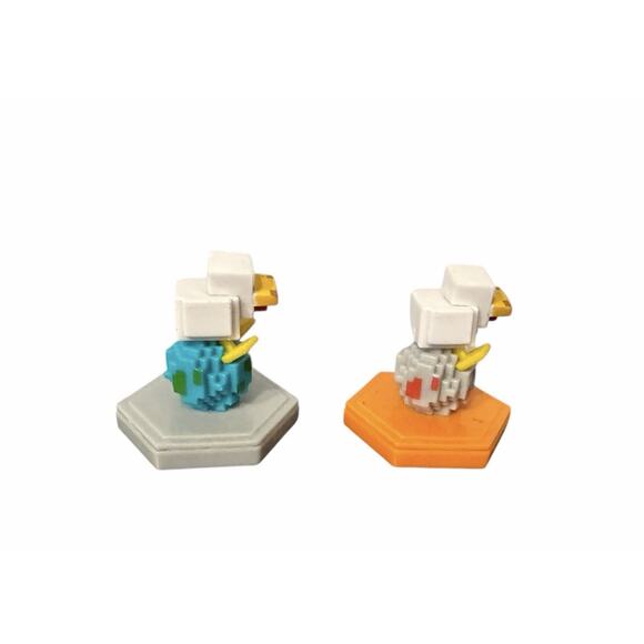 2019 Minecraft Earth Boost Minis Future Chicken Jockey Mini Figures (2) - Picture 3 of 7